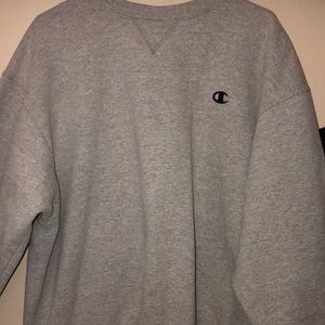 gray champion crew neck